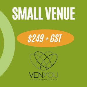 Listing on Venyou for small venue $249 + GST